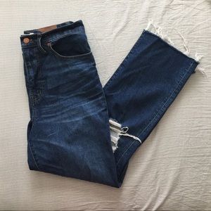 Madewell High Riser Crop Flares